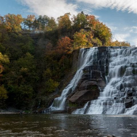 waterfall in Ithaca